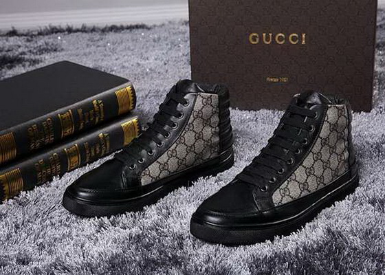 Gucci High-Top Fashion Men Shoes_021